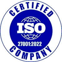 ISO/IEC 27001:2022 certified